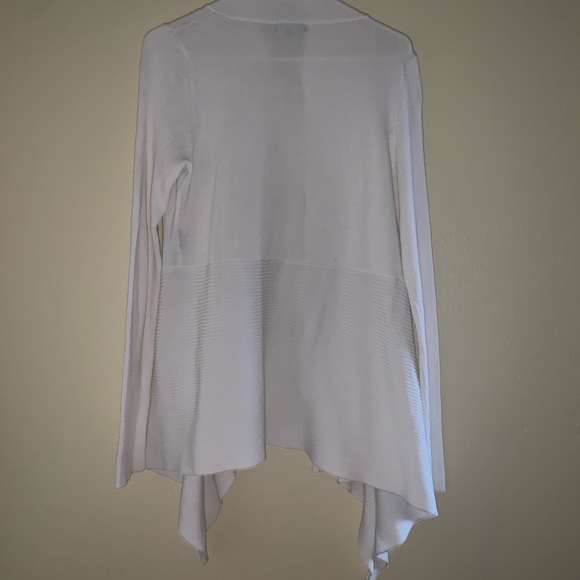 Women’s white flow cardigan - Picture 3 of 4